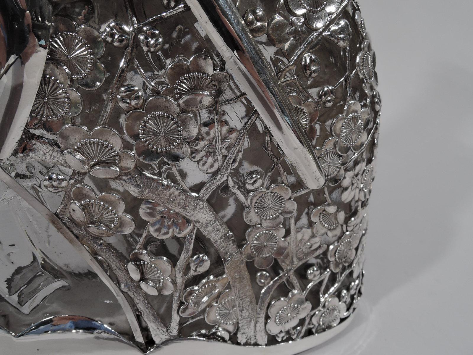 20th Century Antique Silver Overlay Novelty Knight Errant Decanter