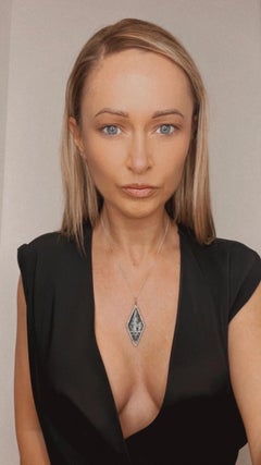 Antique Silver & Paste, Early Victorian Cherub Miniature Pendant