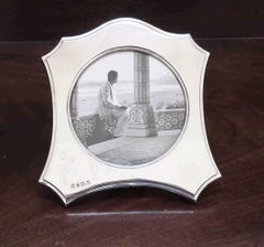Antique Silver Photograph Frame. English. Dated 1913