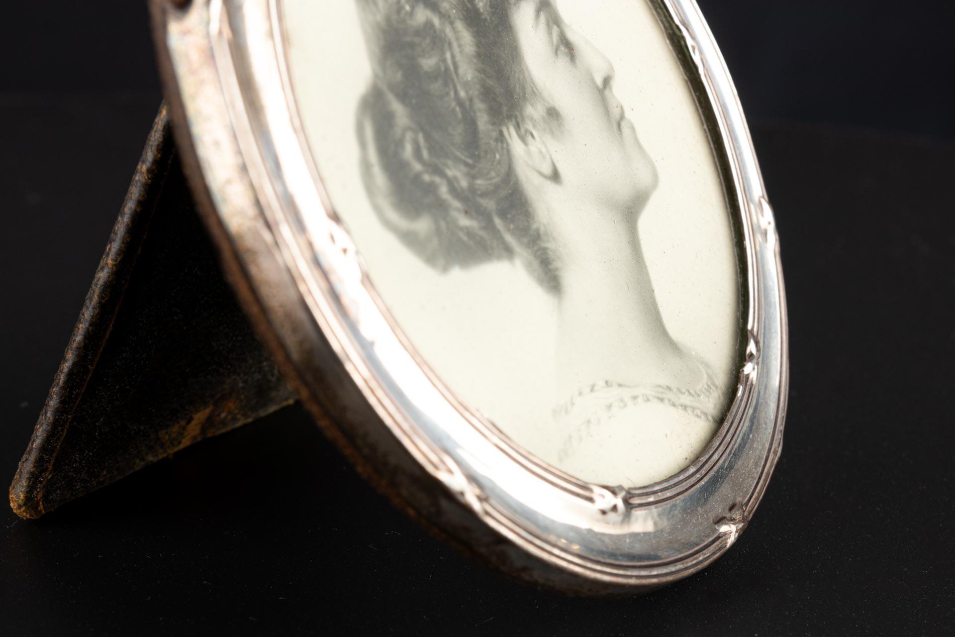 Marco antiguo de plata, Marco de fotos, Inglaterra, ca 1900 en venta 7