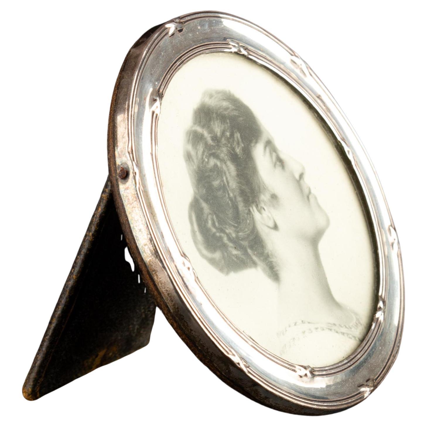 Marco antiguo de plata, Marco de fotos, Inglaterra, ca 1900 en venta