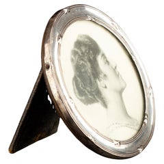 Antique Silver Picture Frame, Photo Frame, England, ca 1900