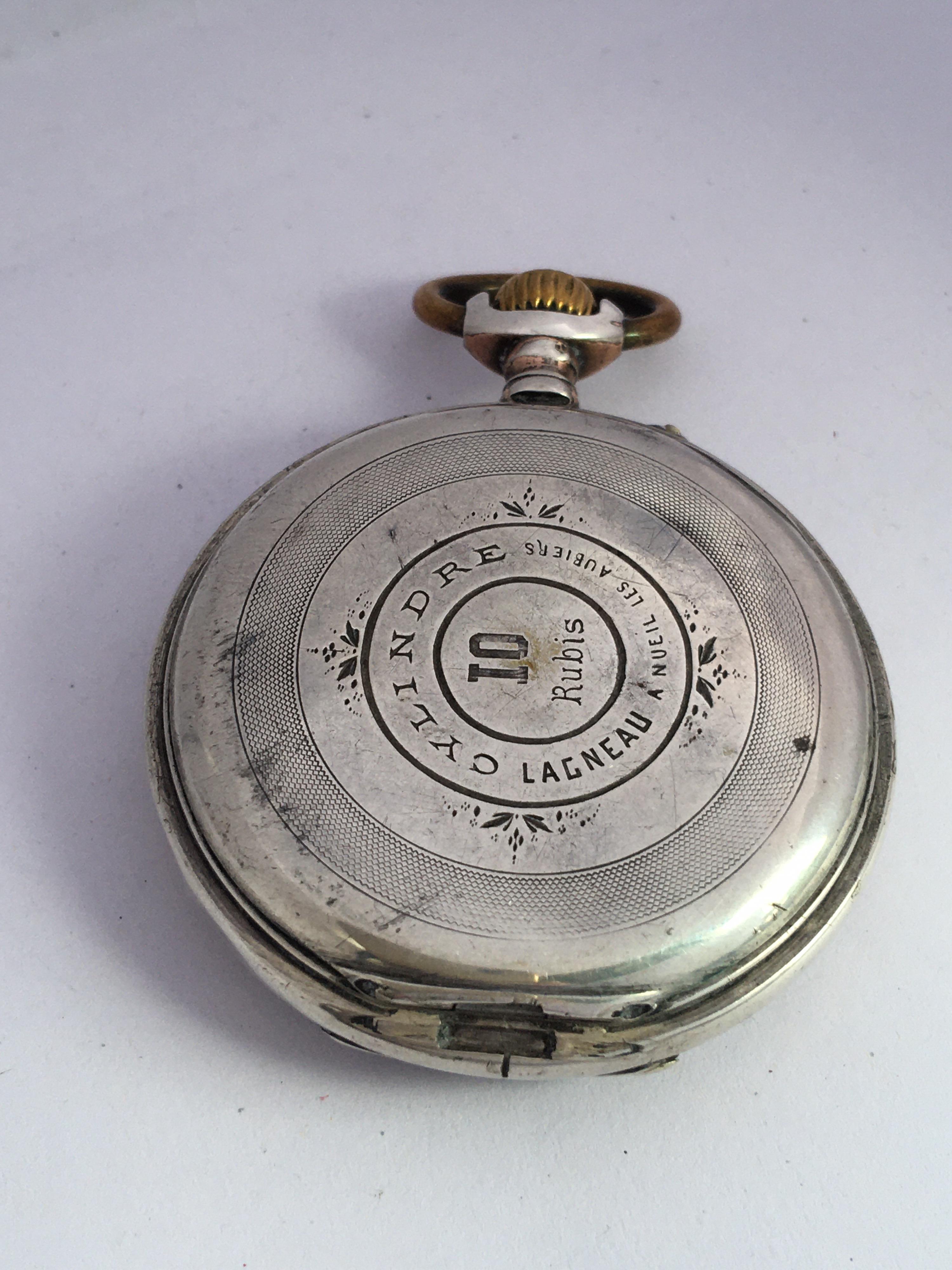 old silver watch