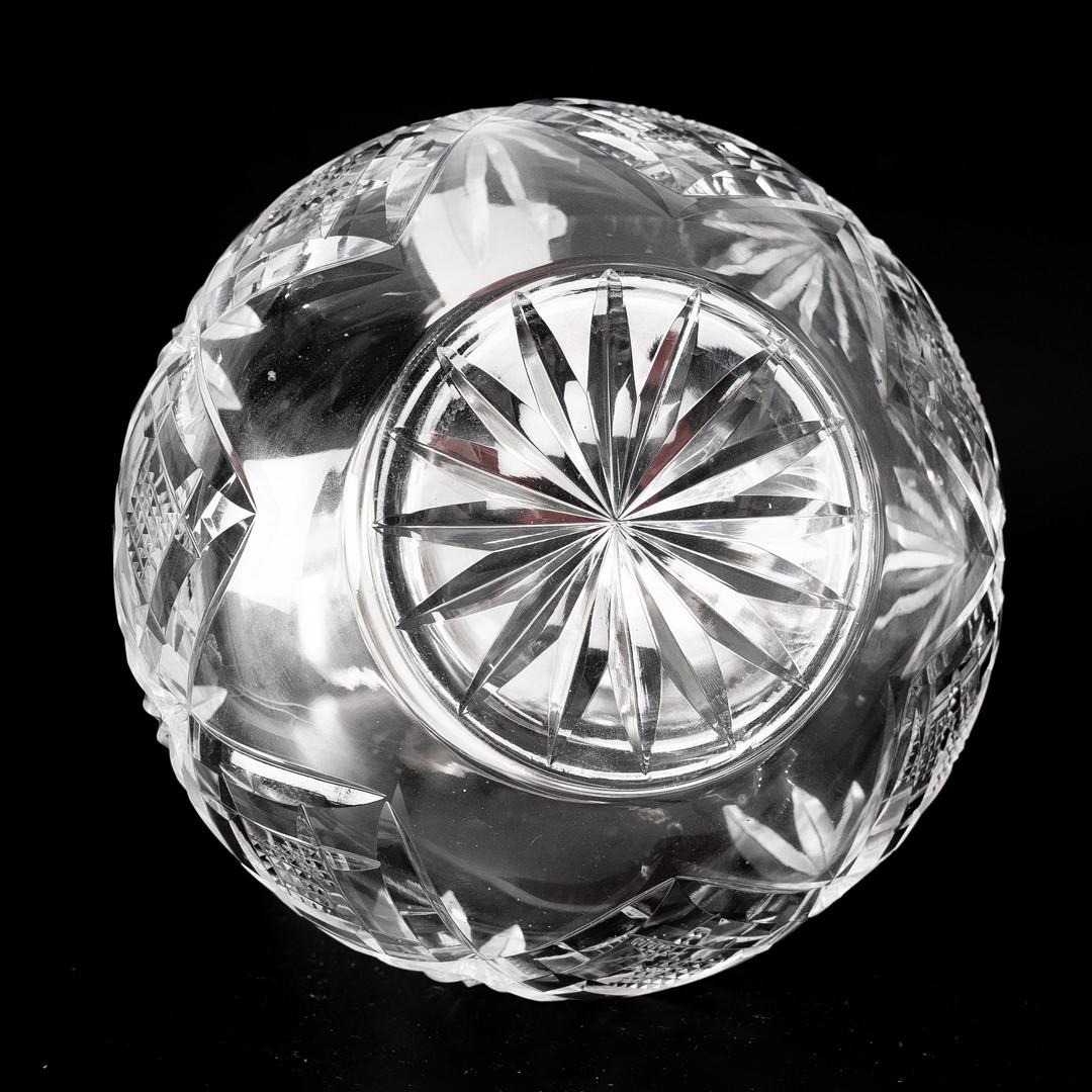 Jarra de Plata Antigua, Jarra de Cristal CLARET Jarra de Cristal Decorativa Itay de Plata Art Decó en venta