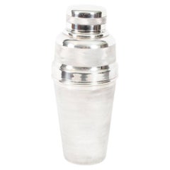 Antique Silver Plate Cobbler Cocktail Shaker by Oliver & Bensley C1930