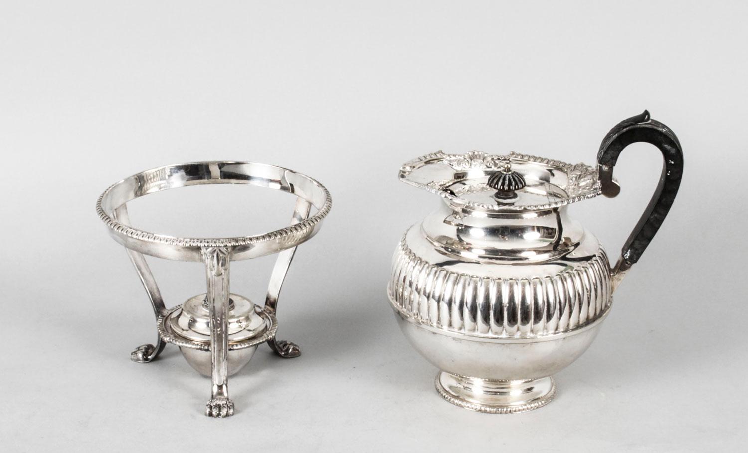 Antique Silver Plate Coffee Biggin on Stand by Elkington, 19th Century 9