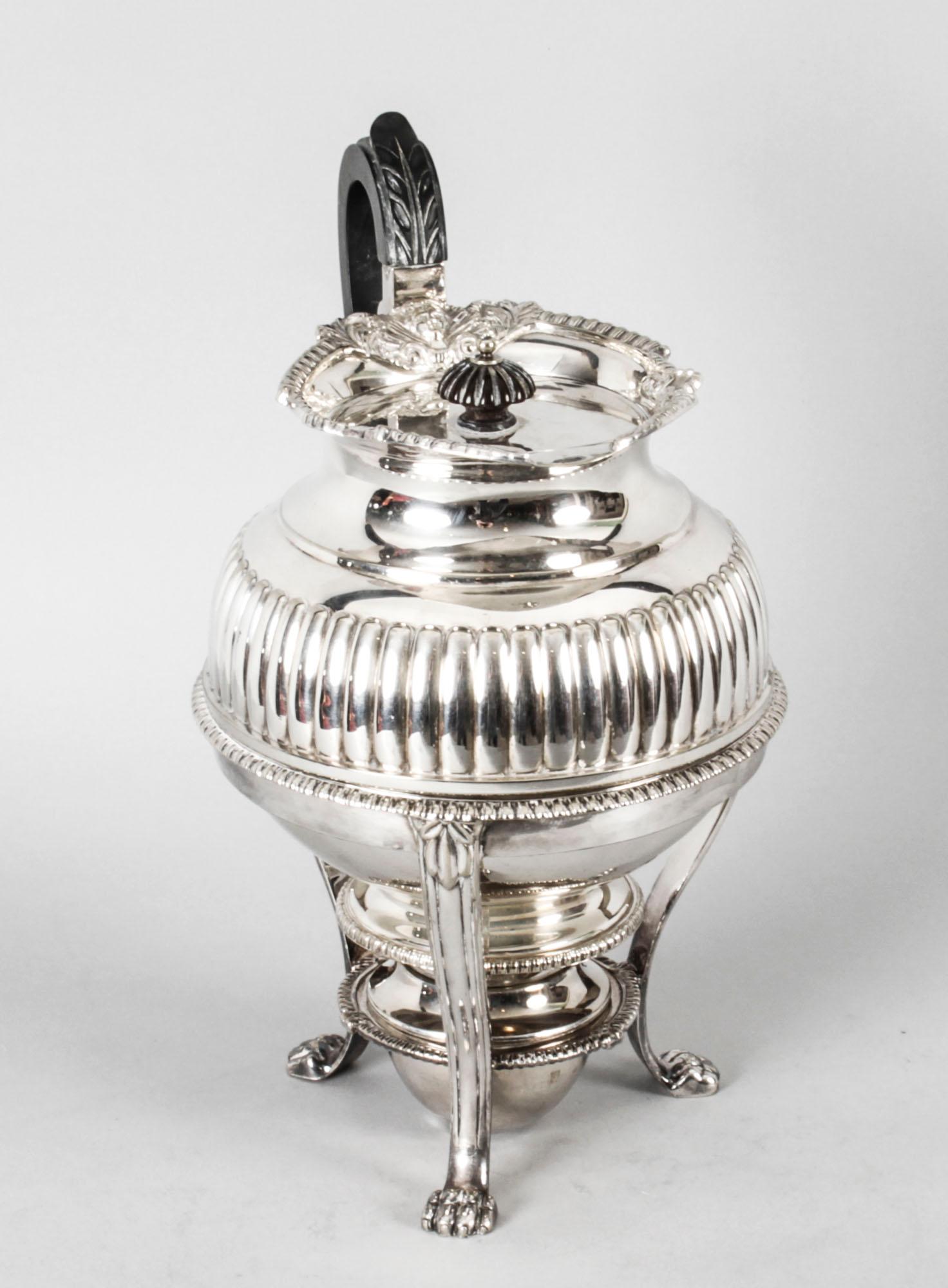 English Antique Silver Plate Coffee Biggin on Stand by Elkington, 19th Century