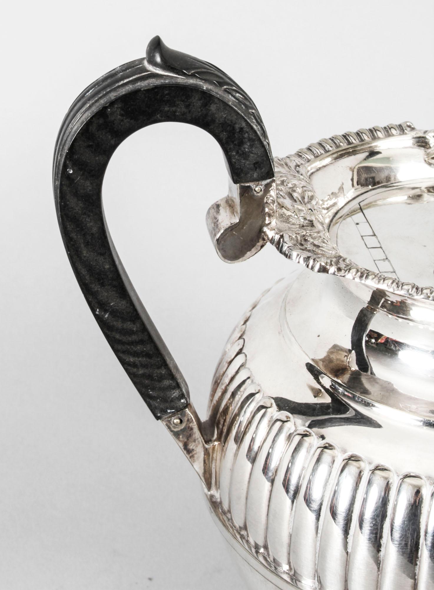 Mid-19th Century Antique Silver Plate Coffee Biggin on Stand by Elkington, 19th Century
