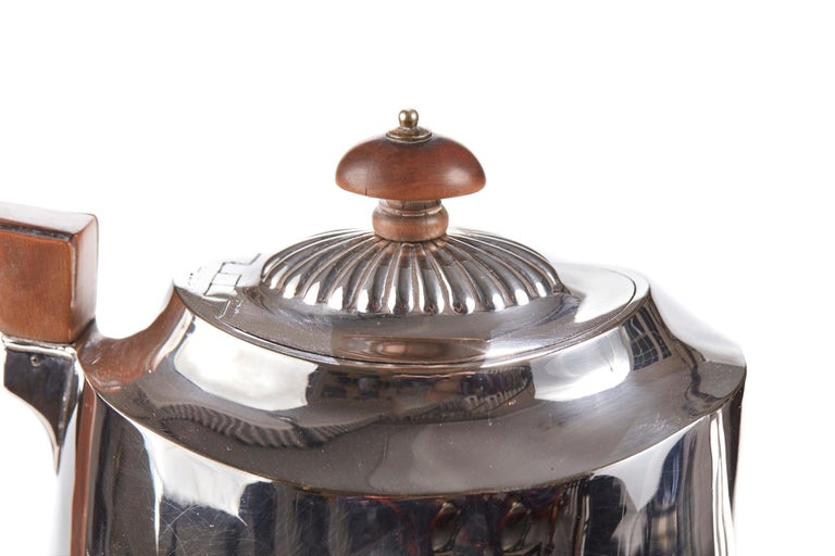 Antique Silver Plate Coffee Pot at 1stDibs