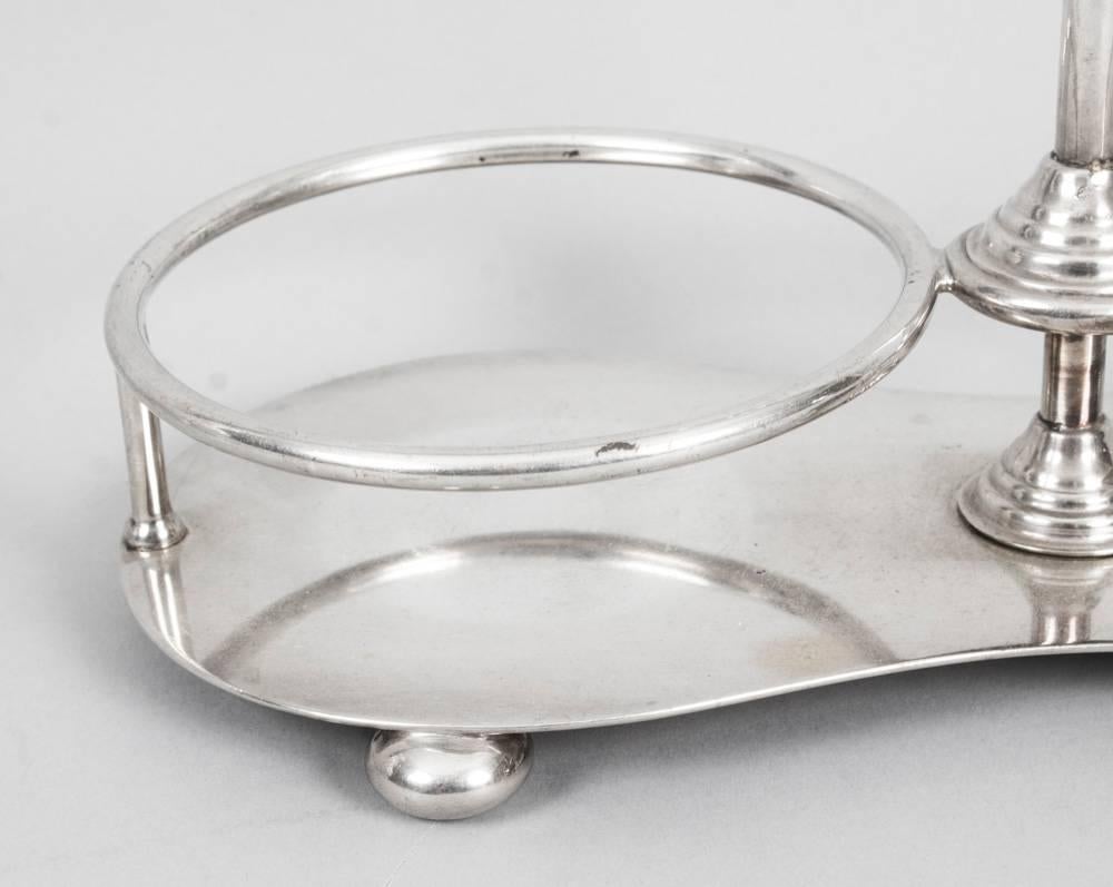 antique silver plated tantalus