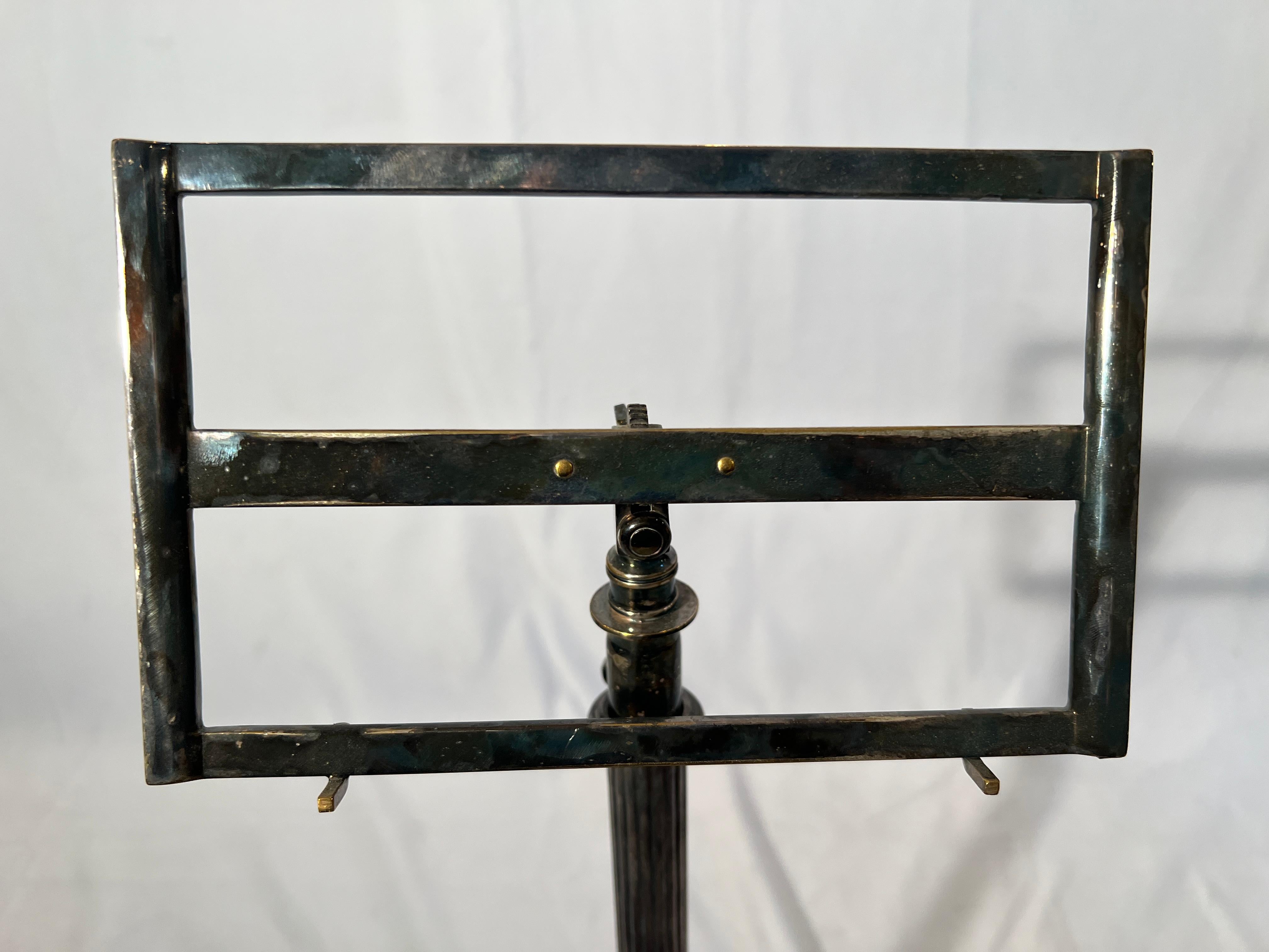 English Antique Silver Plate Easel circa 1900-1910 For Sale