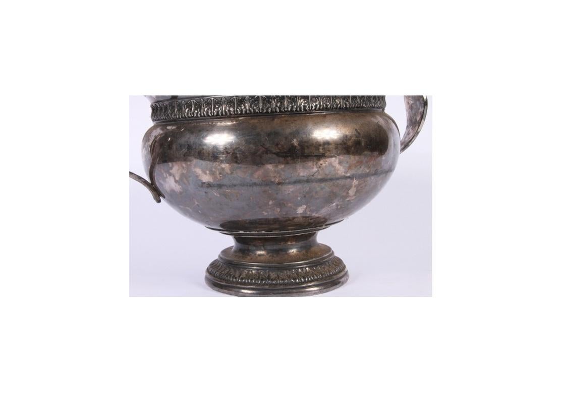 American Antique Silver Plate Trophy Cup 