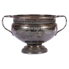 Retro Silver Plate Trophy Cup "Liberty Cartridge Company" Dated 1913