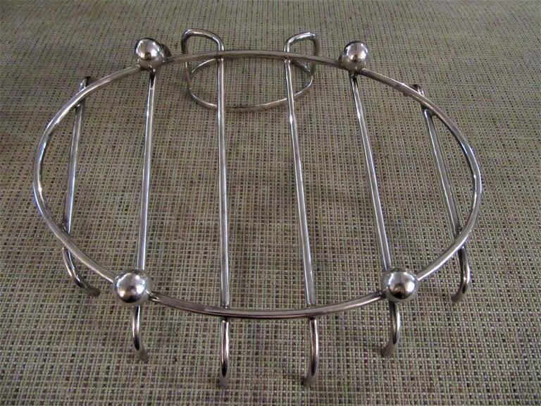 Antique Silver Plated Asparagus Serving Set For Sale at 1stDibs