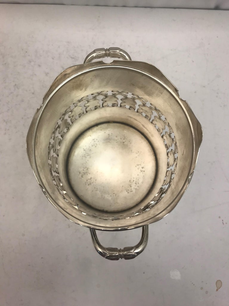 Antique Silver Plated Biscuit Box England Made in 1900 For Sale at 1stDibs