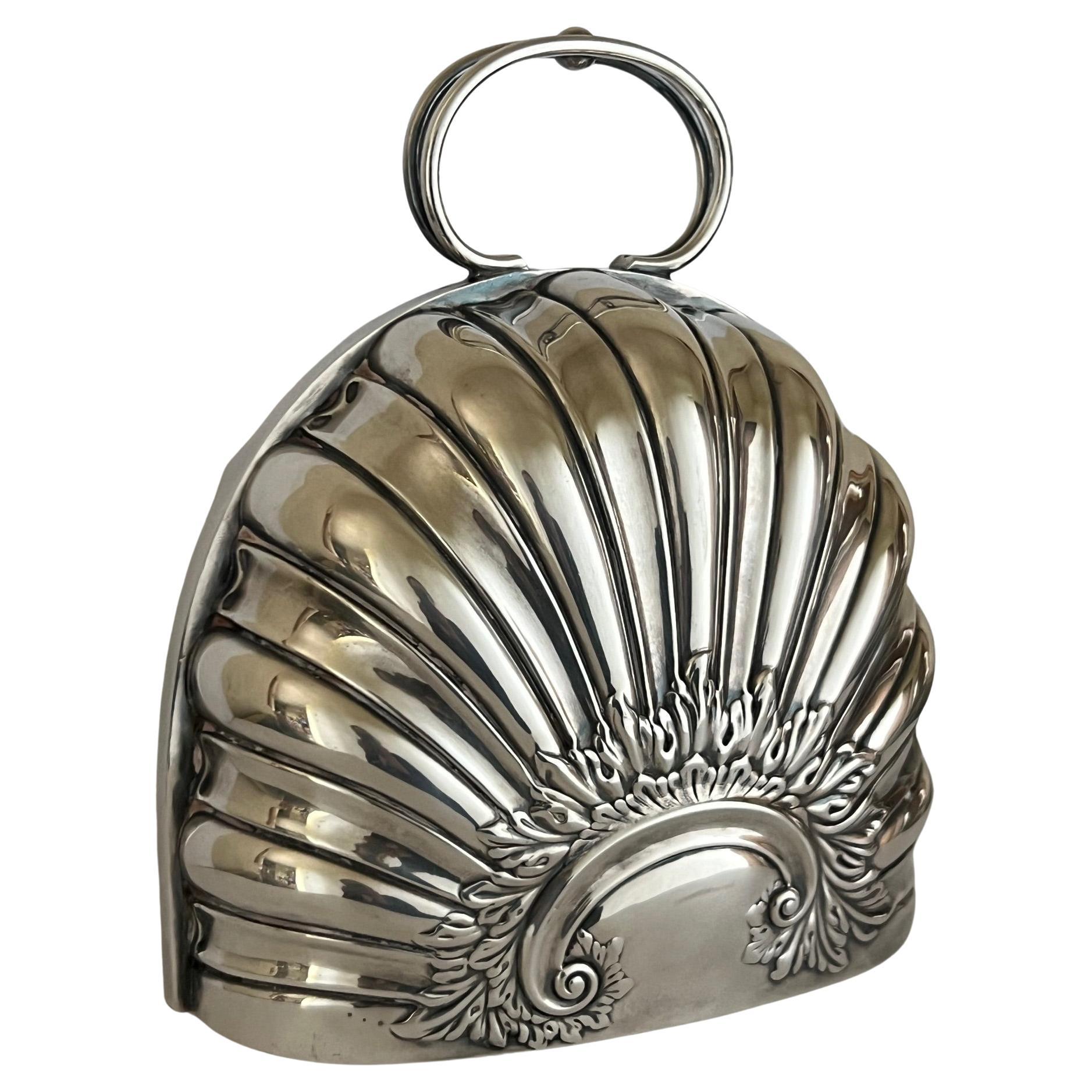 Antique Silver Plated Biscuit or Food Cover For Sale