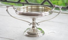 Antique Silver Plated Bon Bon Dish By Walker and Hall. English C.1920