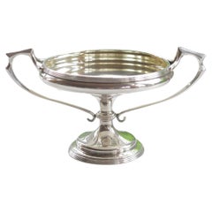 Antique Silver Plated Bon Bon Dish By Walker and Hall. English C.1920