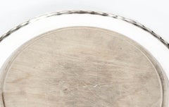 Antikes versilbertes Brotbrett für Käse von Henry Fielding, 19. Jahrhundert