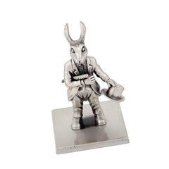 Antique Silver Plated Bronze "The Year Of The Rabbit" by John Landrum Bryant