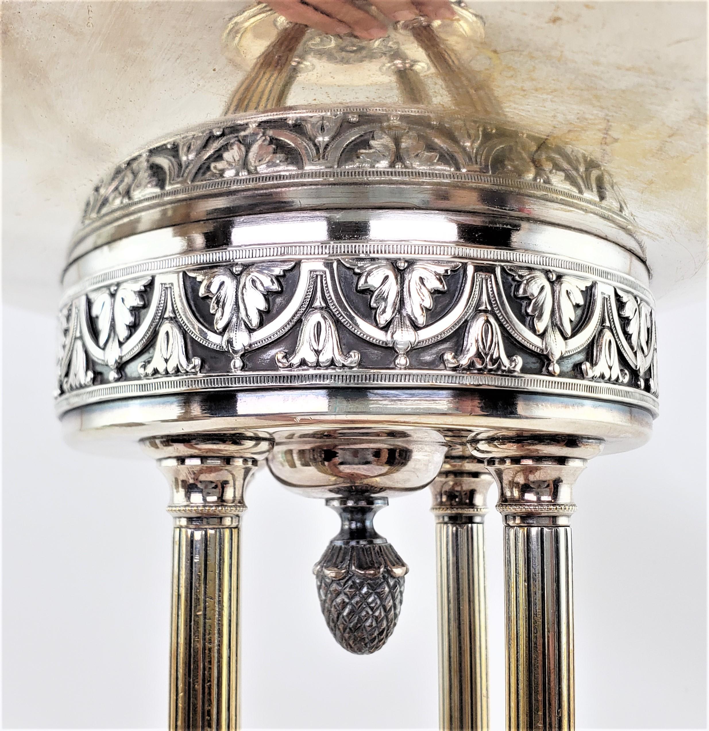 Antique Silver Plated Centerpiece in the Neoclassical Revival Style For Sale 8