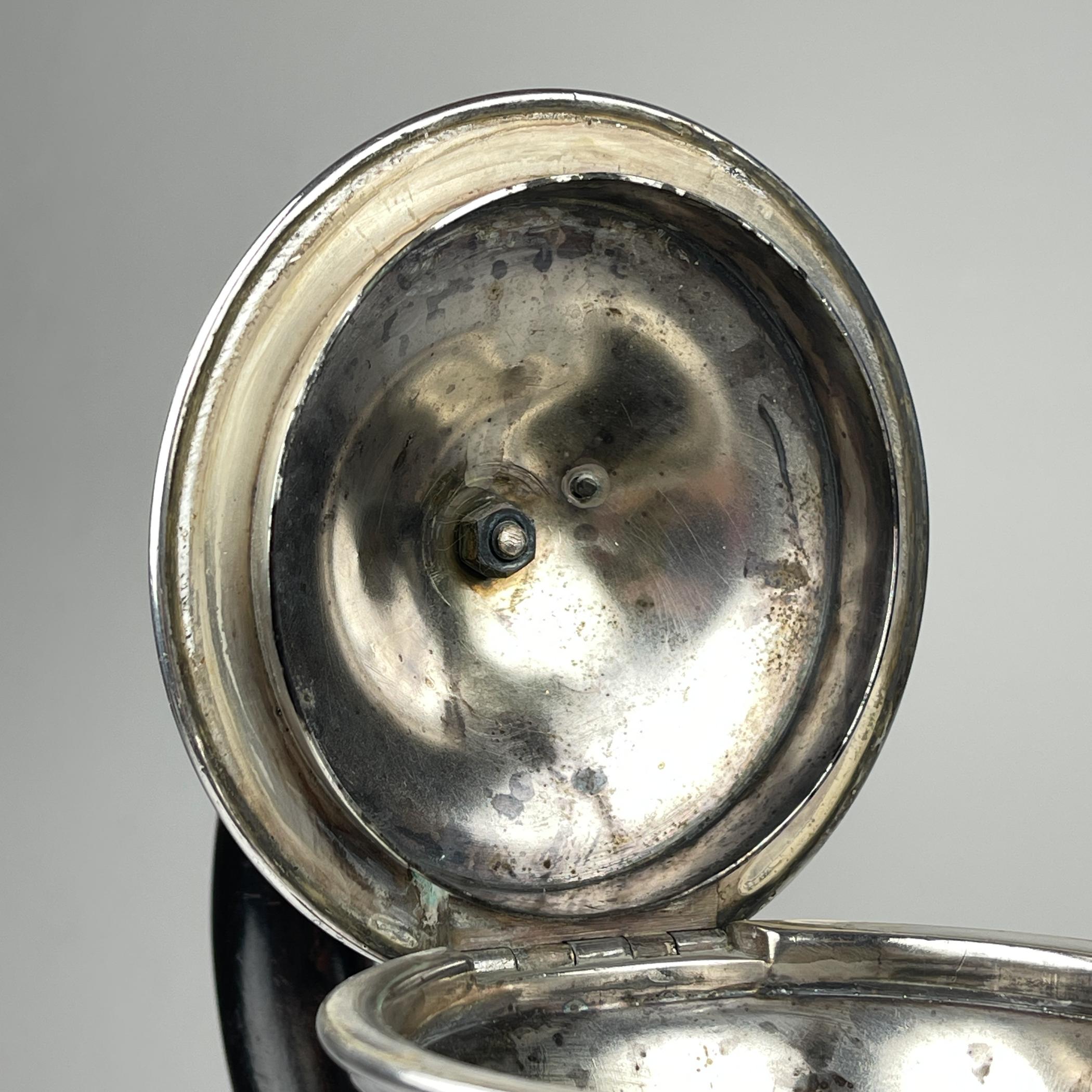 Antique silver plated coffee pot by Christofle, France, 19th century For Sale 7