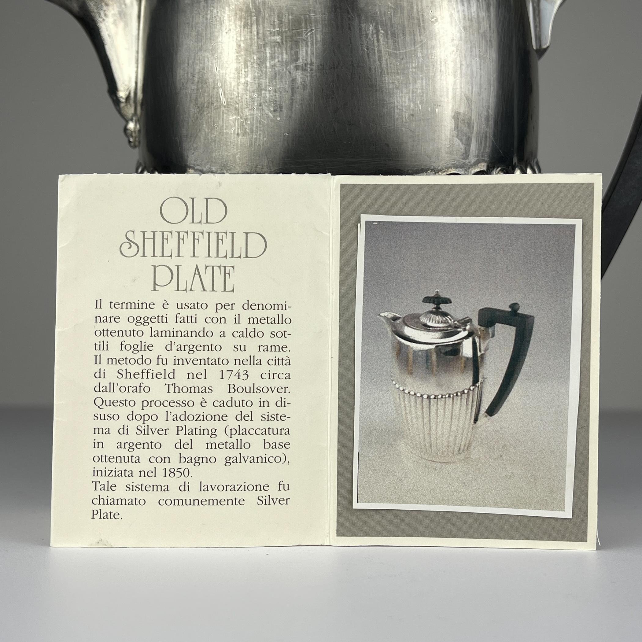 Antique silver plated coffee pot by Sheffield, England, 1890-1910s In Good Condition For Sale In Miklavž Pri Taboru, SI