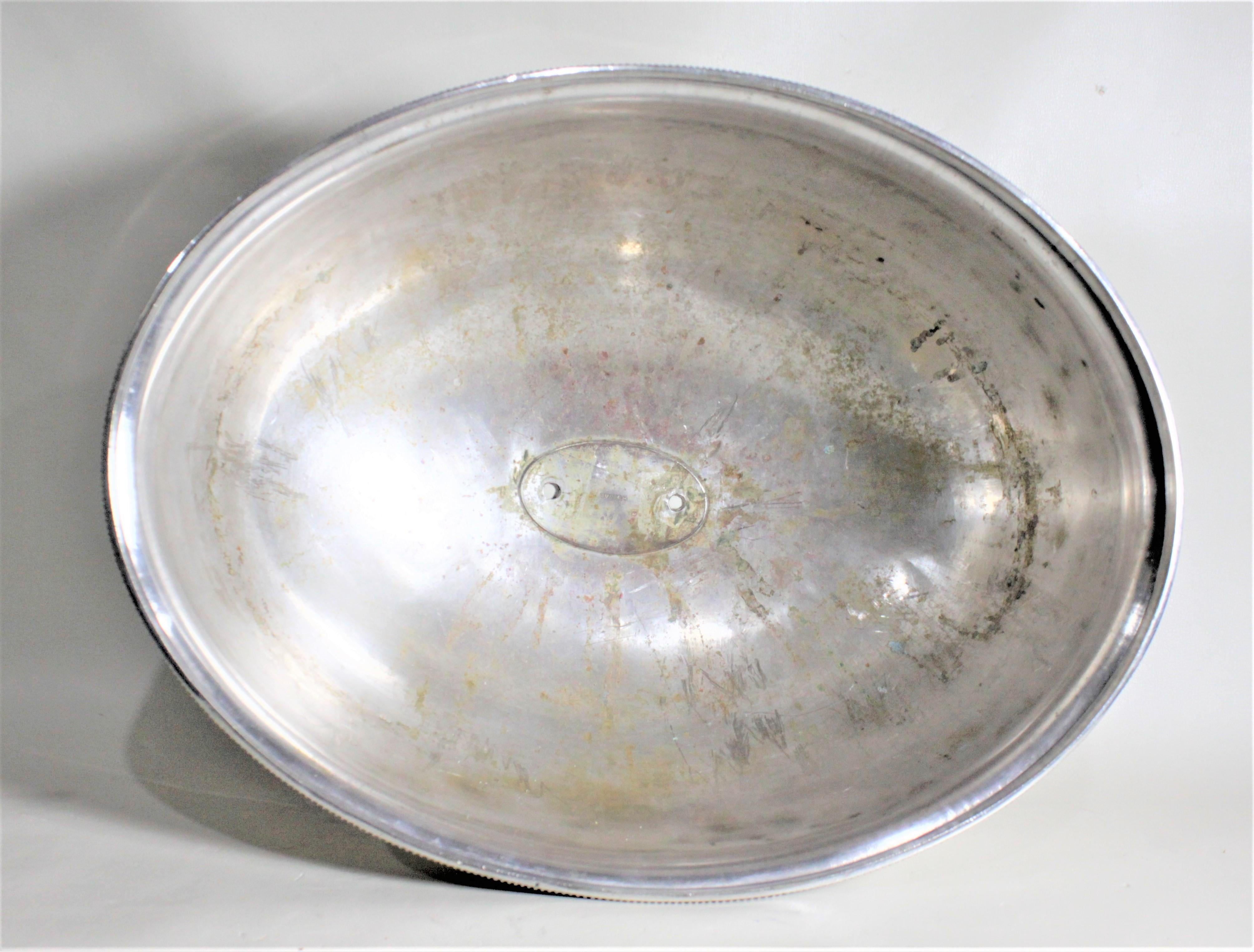 19th Century Antique Silver Plated Converted Meat Dome Ice Trough, Wine Cooler or Centerpiece