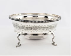 Antique Silver Plated Converted Meat Dome Ice Trough, Wine Cooler or Centerpiece