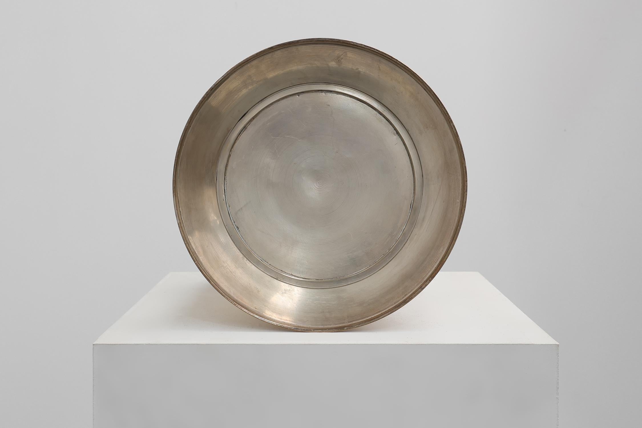 Antique Silver-Plated Copper Champagne Bucket, France, circa 1900 For Sale 4