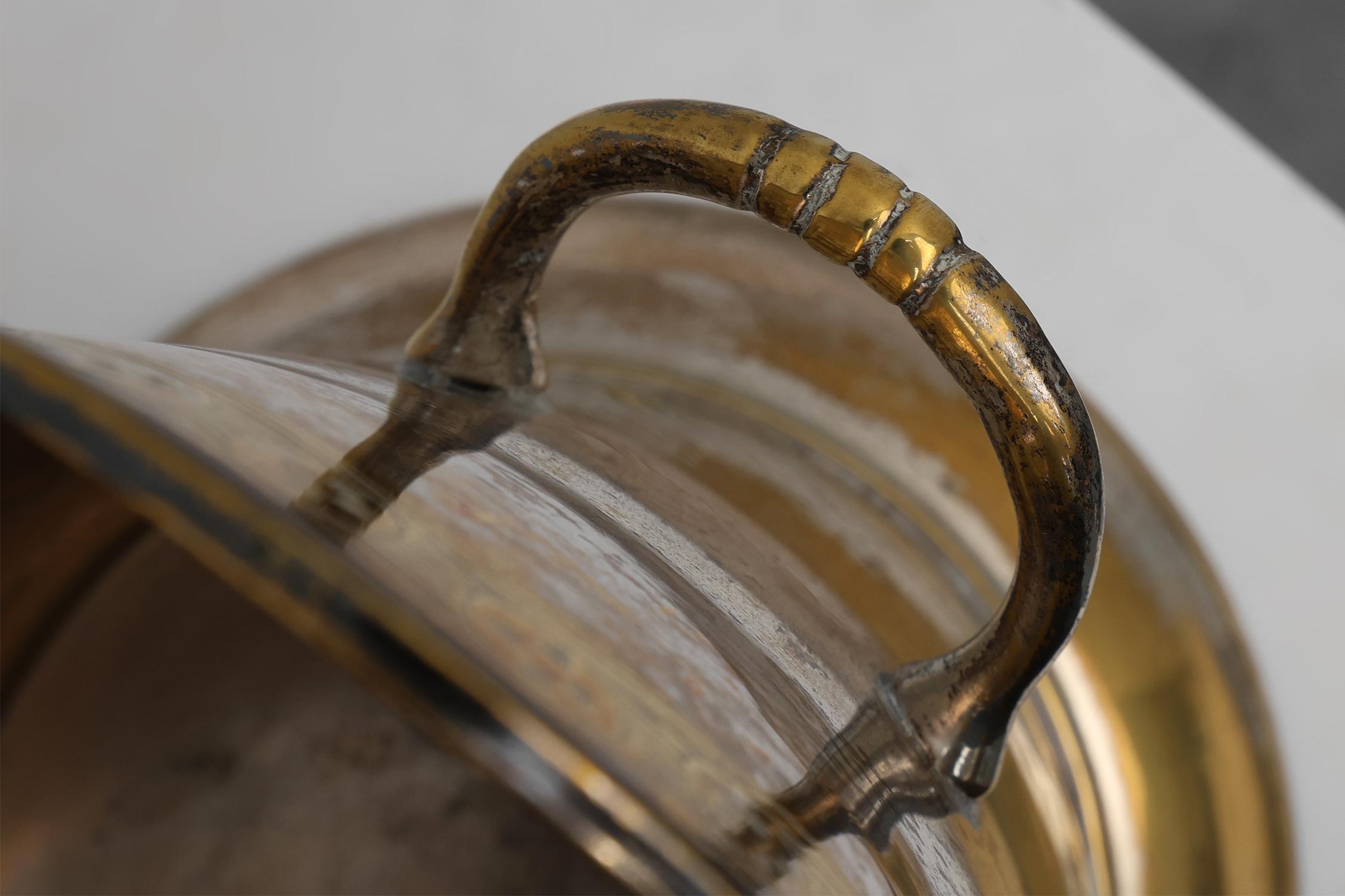 Antique Silver-Plated Copper Champagne Bucket, France, circa 1900 For Sale 2