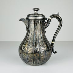 Antique silver plated creamer by Elkington & Co, England, 1880s