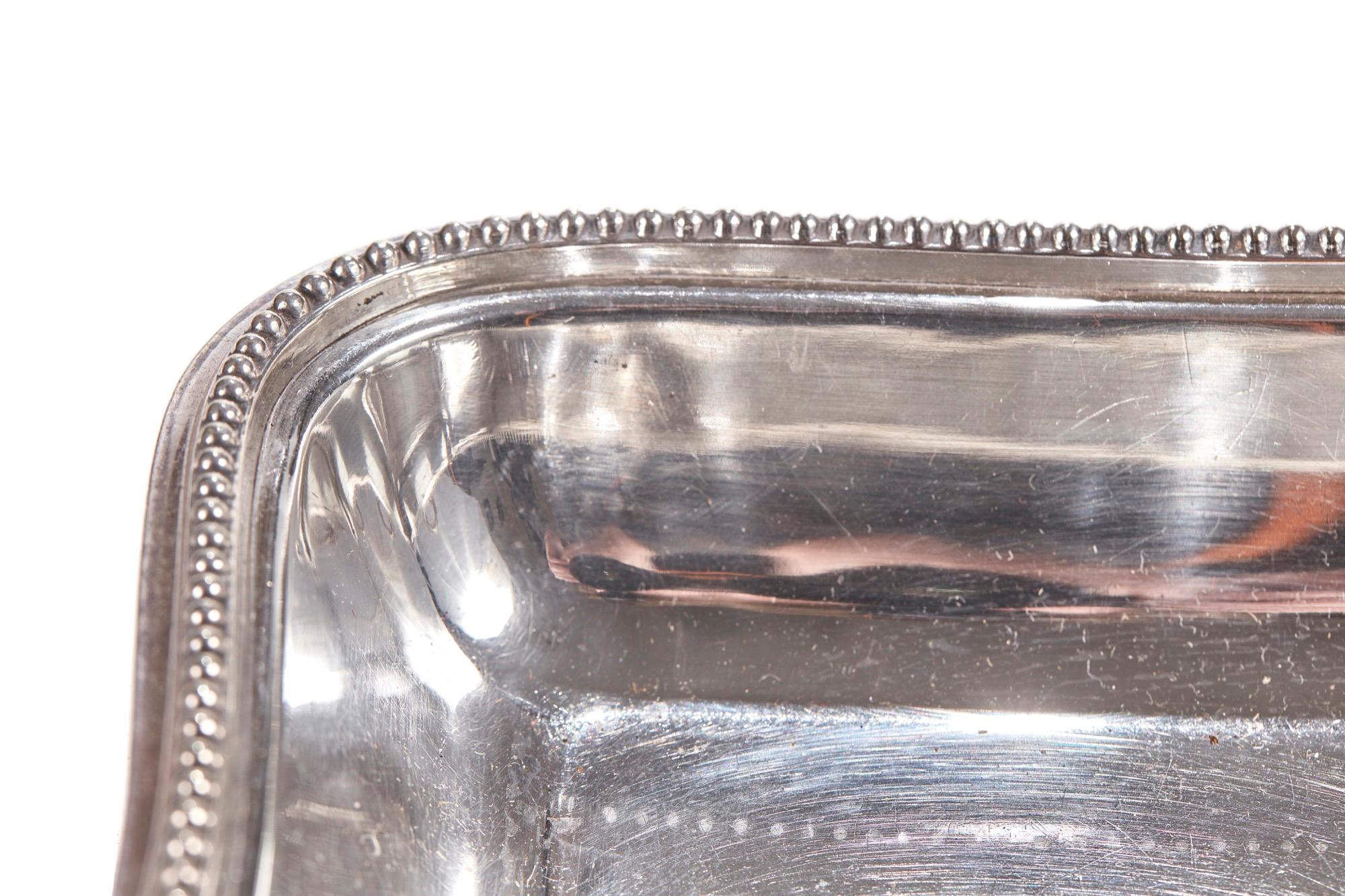 Antique Silver Plated Entree Dish, circa 1860 For Sale 2