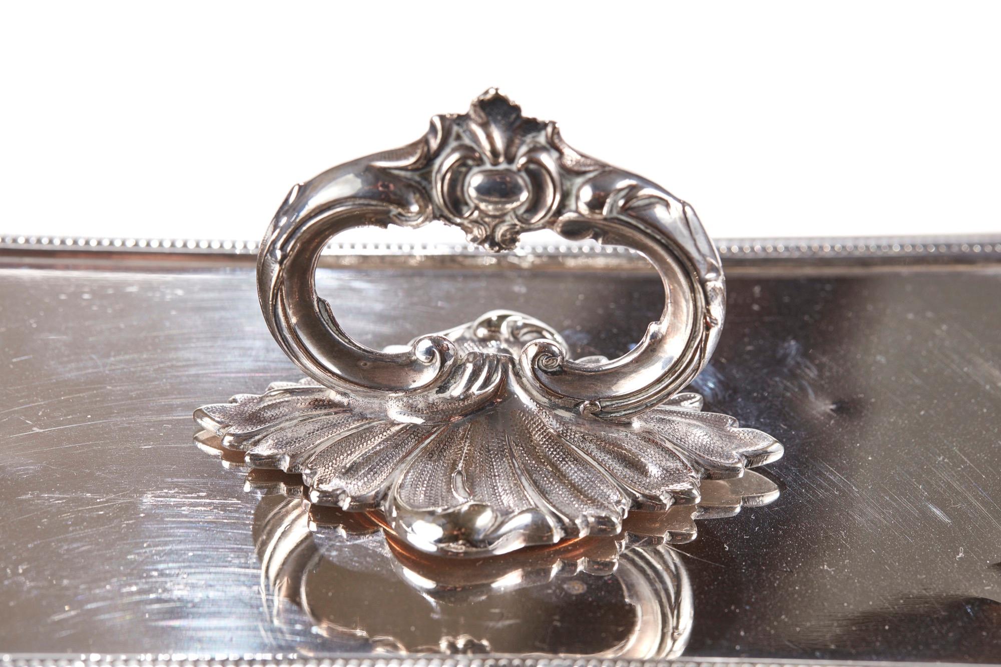 Offered for sale is this 19th century antique silver plated Entree dish which has ornate handles, lift out tray inside standing on ornate feet. Lovely antique condition.