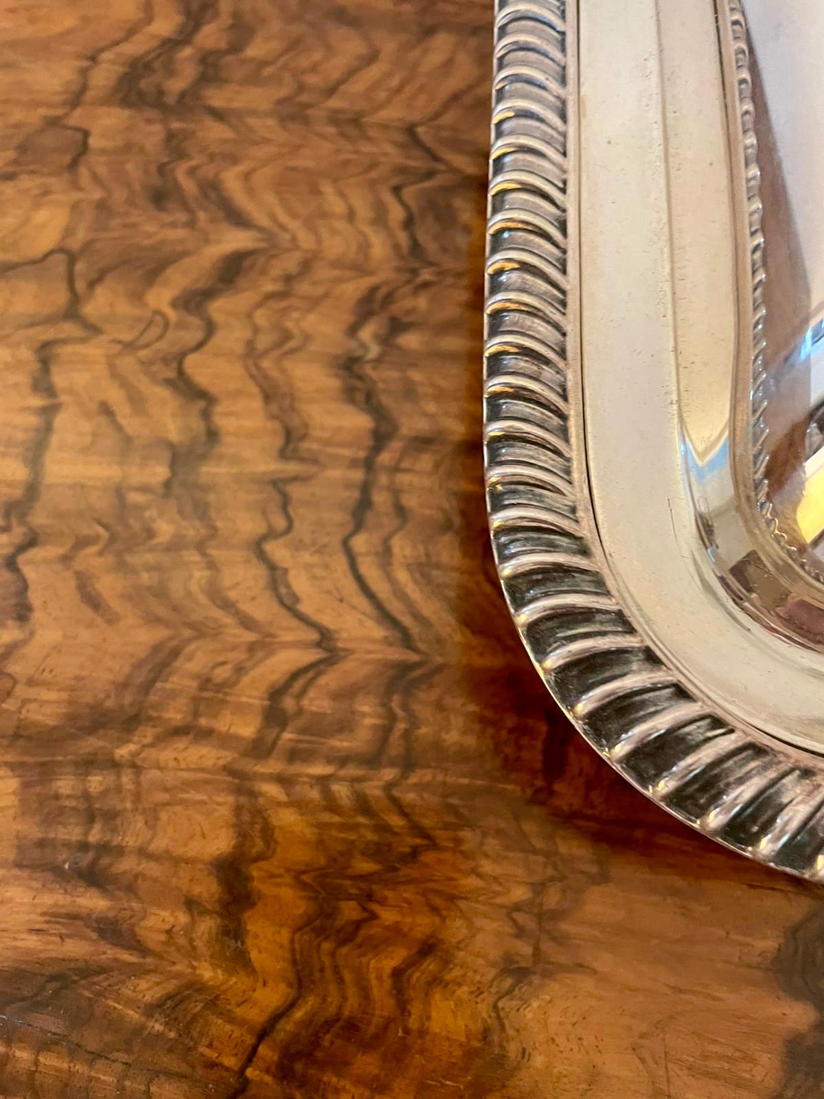 Brass Antique Silver Plated Entrée Dish