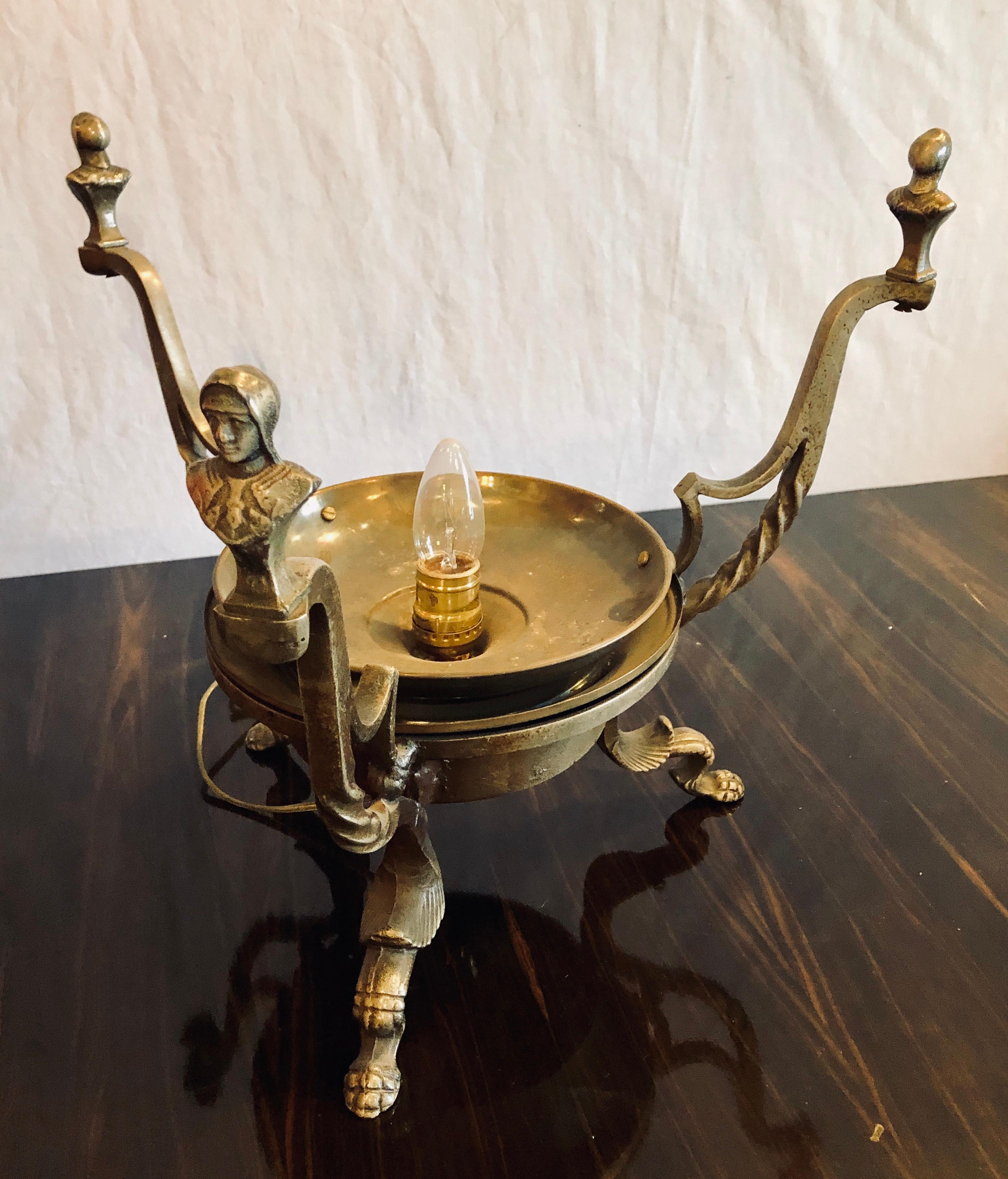 vintage beaded table lamp