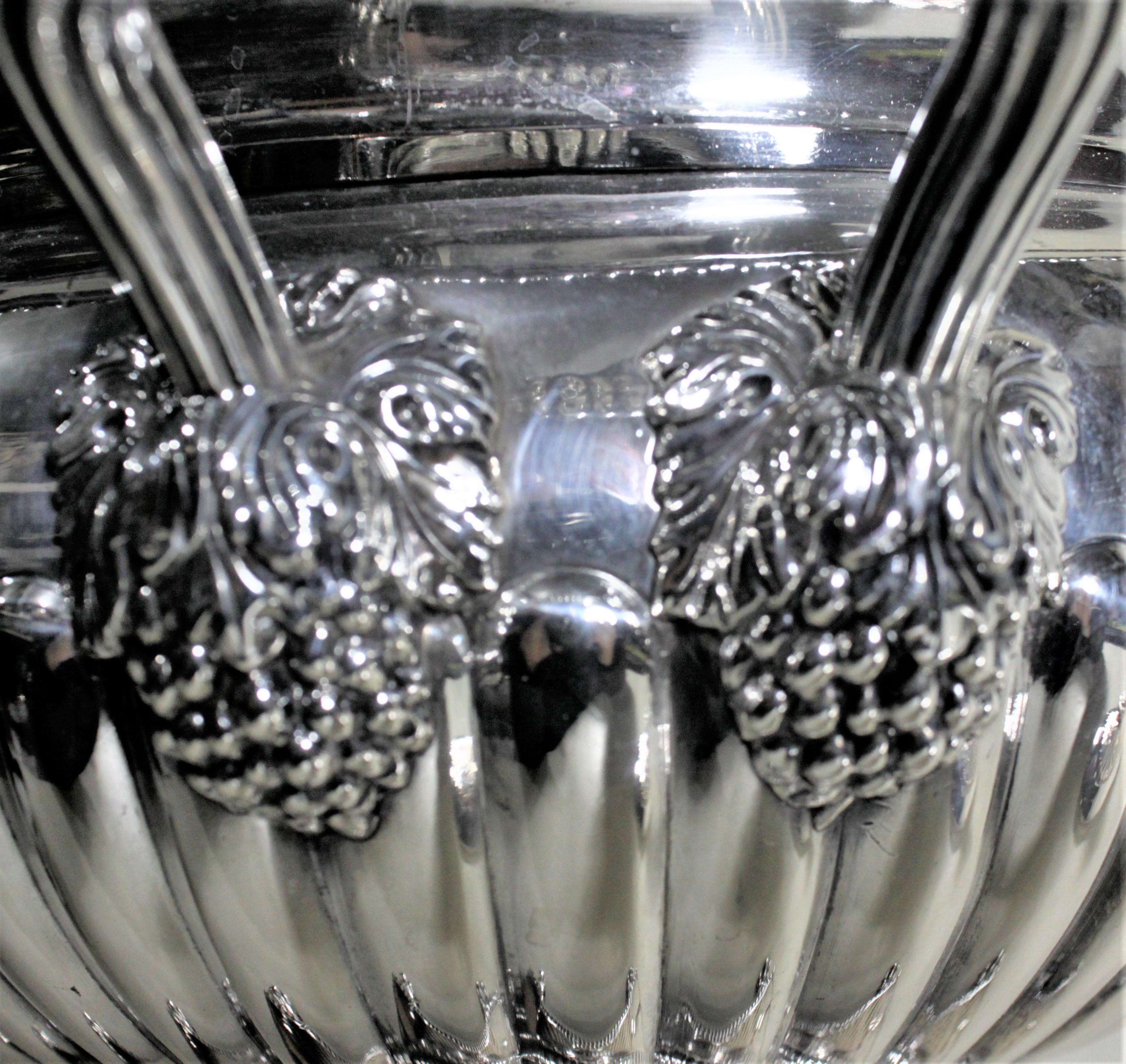 English Antique Silver Plated Hot Water or Coffee Claw Foot Pedestal Server or Urn For Sale