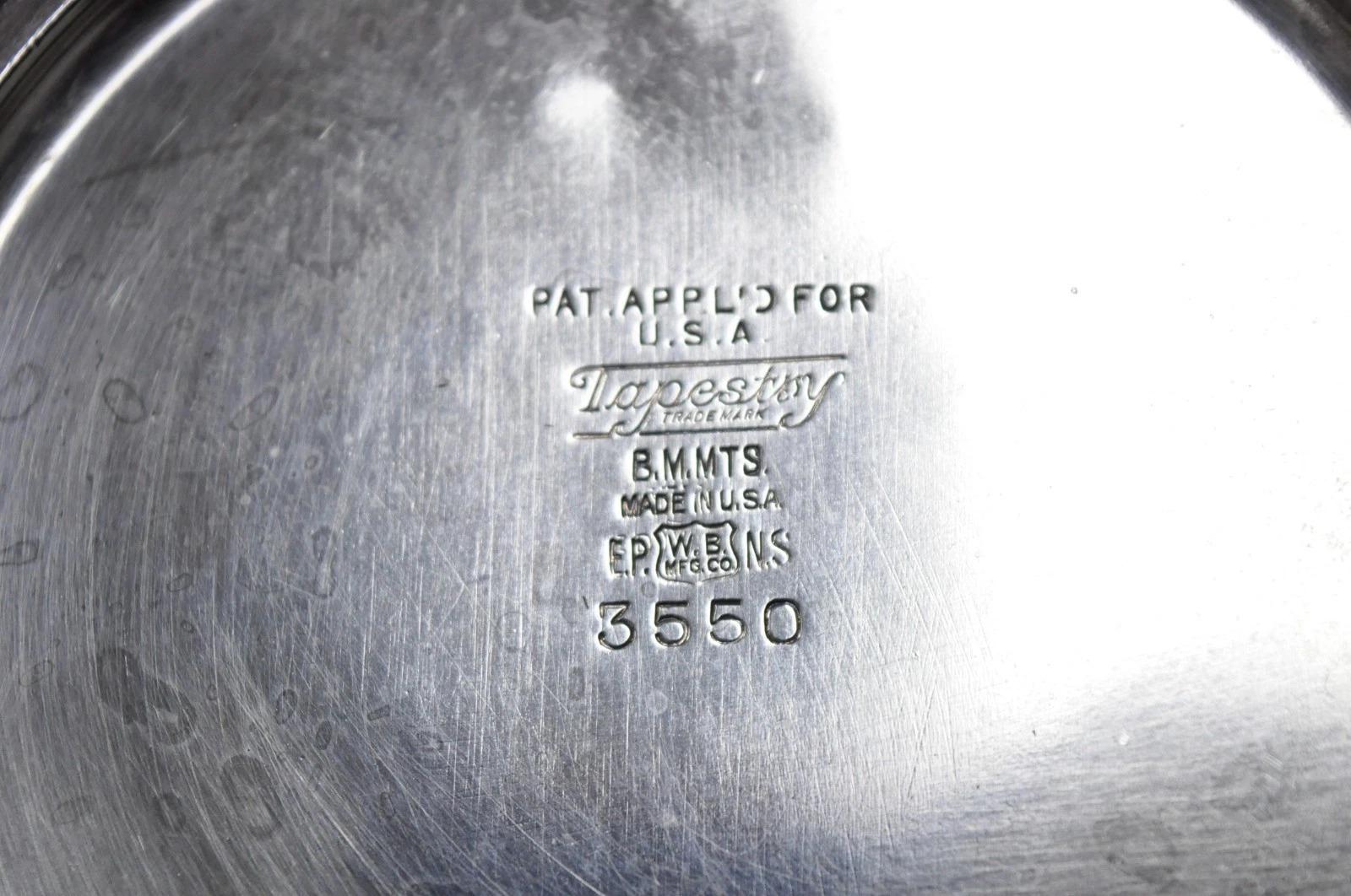 Antica brocca Shakers per Martini placcata in argento 