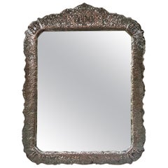 Antique Silver Plated Mirror