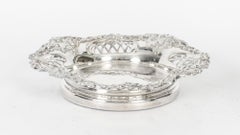 Antique Silver Plated Old Sheffield Wine Coaster, 19th Century