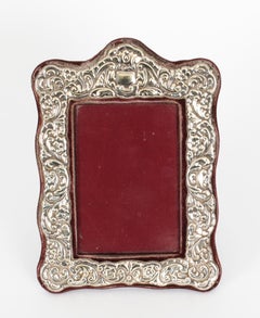 Antique Silver Plated Photo Frame Early 20th Century