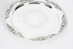 Antique Silver Plated Salver by William Hutton & Son, 19th C