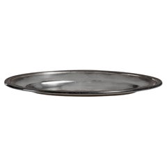 Antique Silver-Plated Serving Plate, Early 20th Century, France