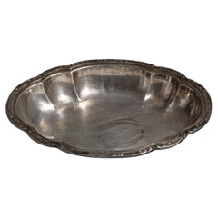 Antique Silver-Plated Serving Platter, Early 20th Century, France