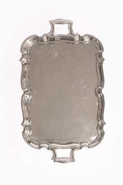 Antique Silver-Plated Serving Tray by Mappin & Webb
