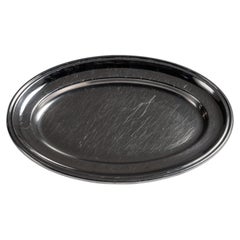 Antique Silver-Plated Tray, Early 20th Century, France, Elegant Design