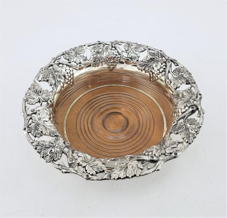 SILVER PLATED WINE BOTTLE COASTER main image 0