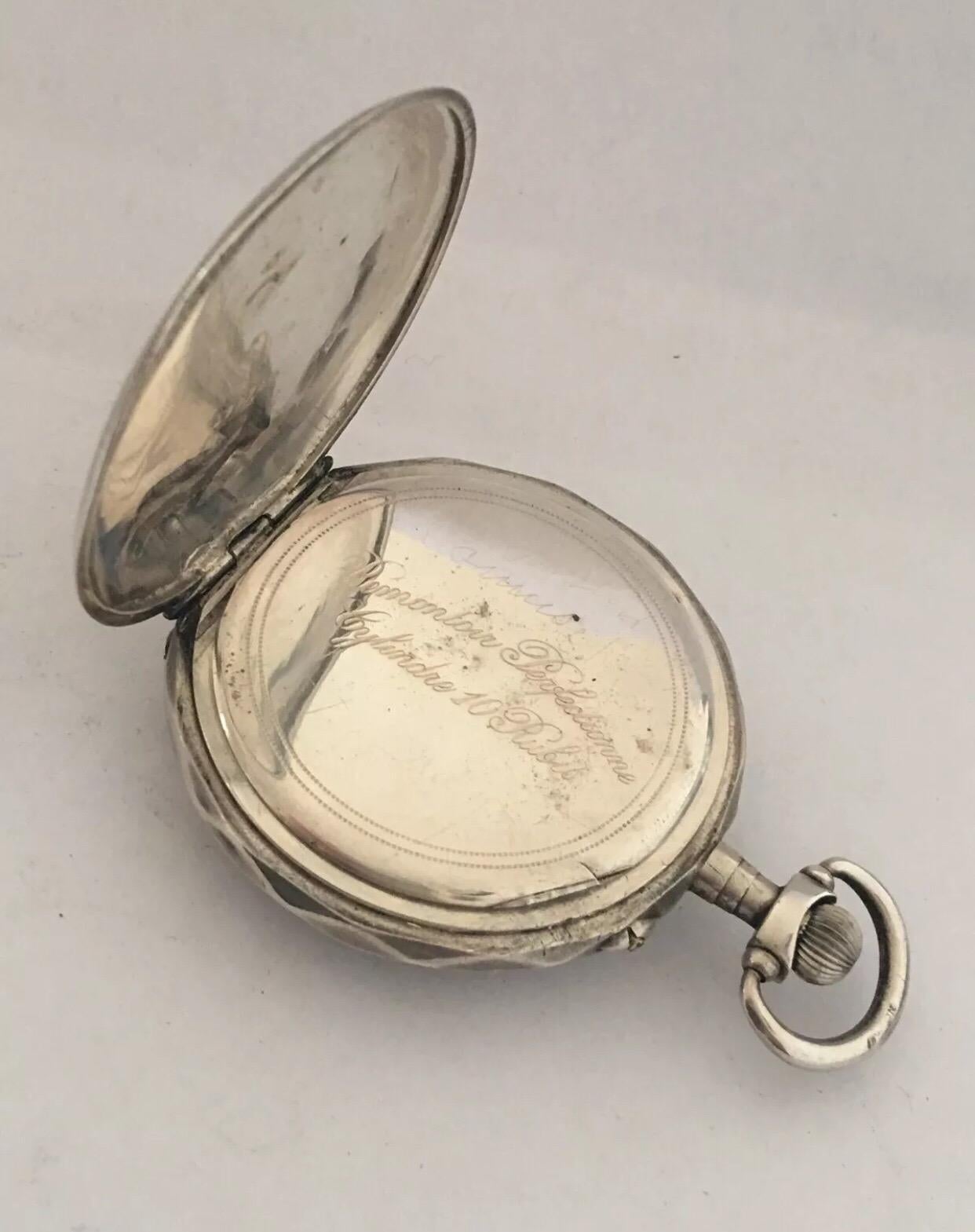 antique silver pocket watches for sale