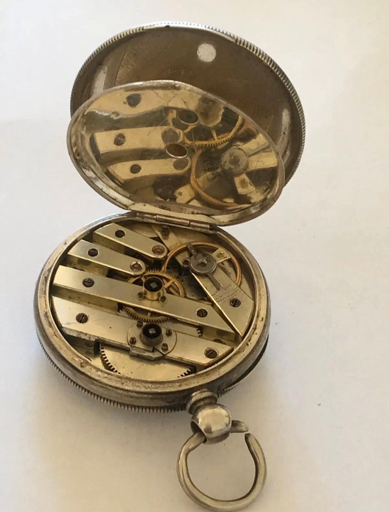 antique silver pocket watches for sale