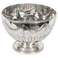 Antique Silver Punch Bowl Champagne Cooler Barnards:: 1888:: 19th C